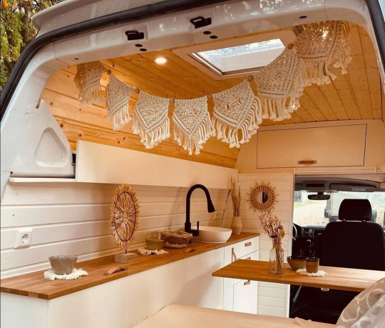 Makramee Wimpelkette