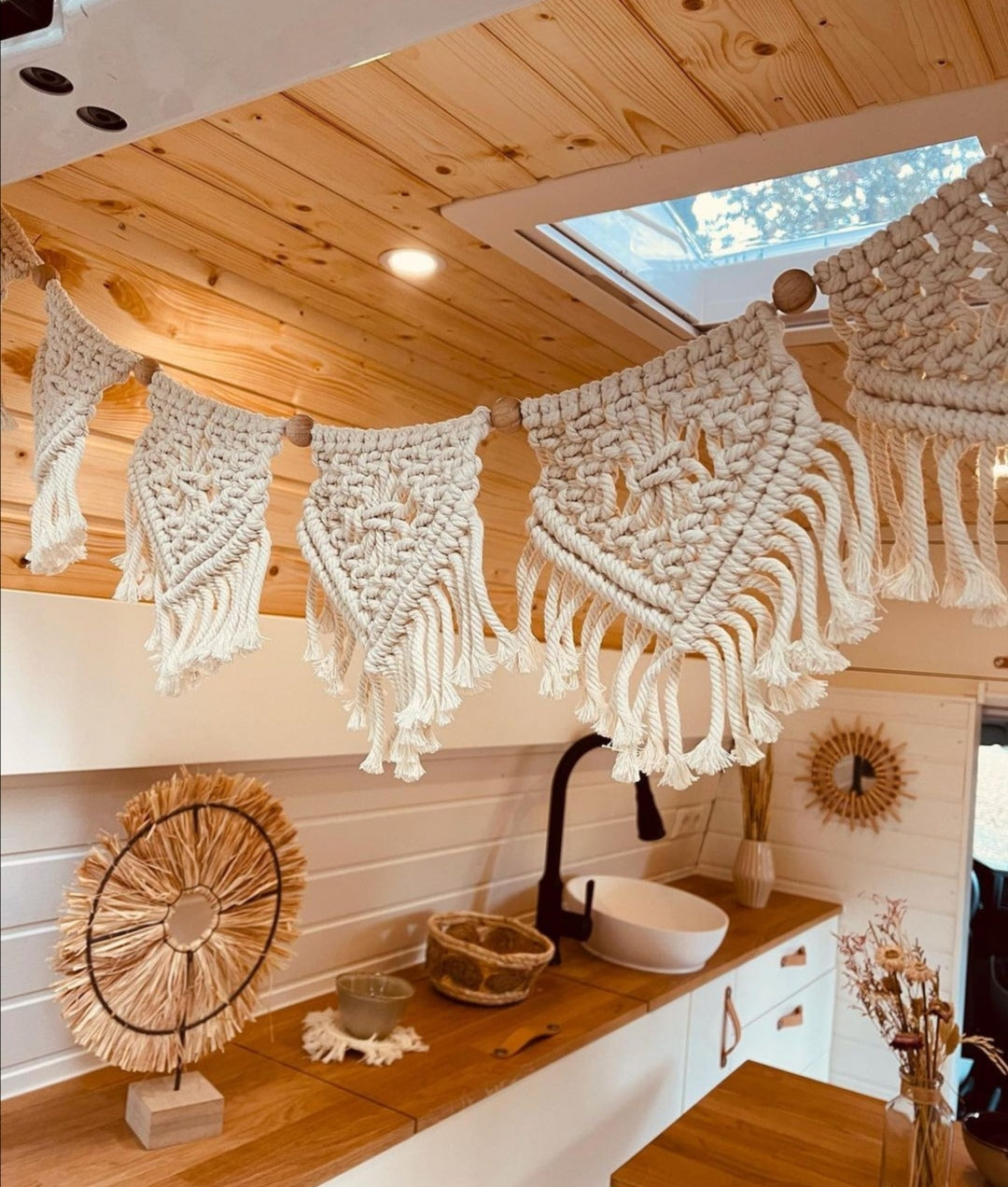 Makramee Wimpelkette