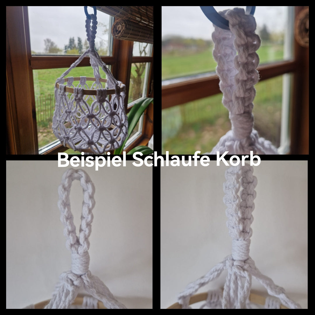 Makramee Korb "Camper"