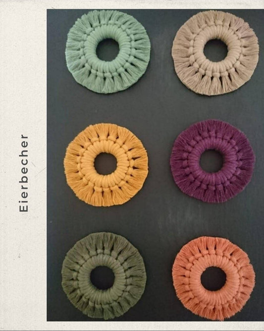 Makramee Eierhalter