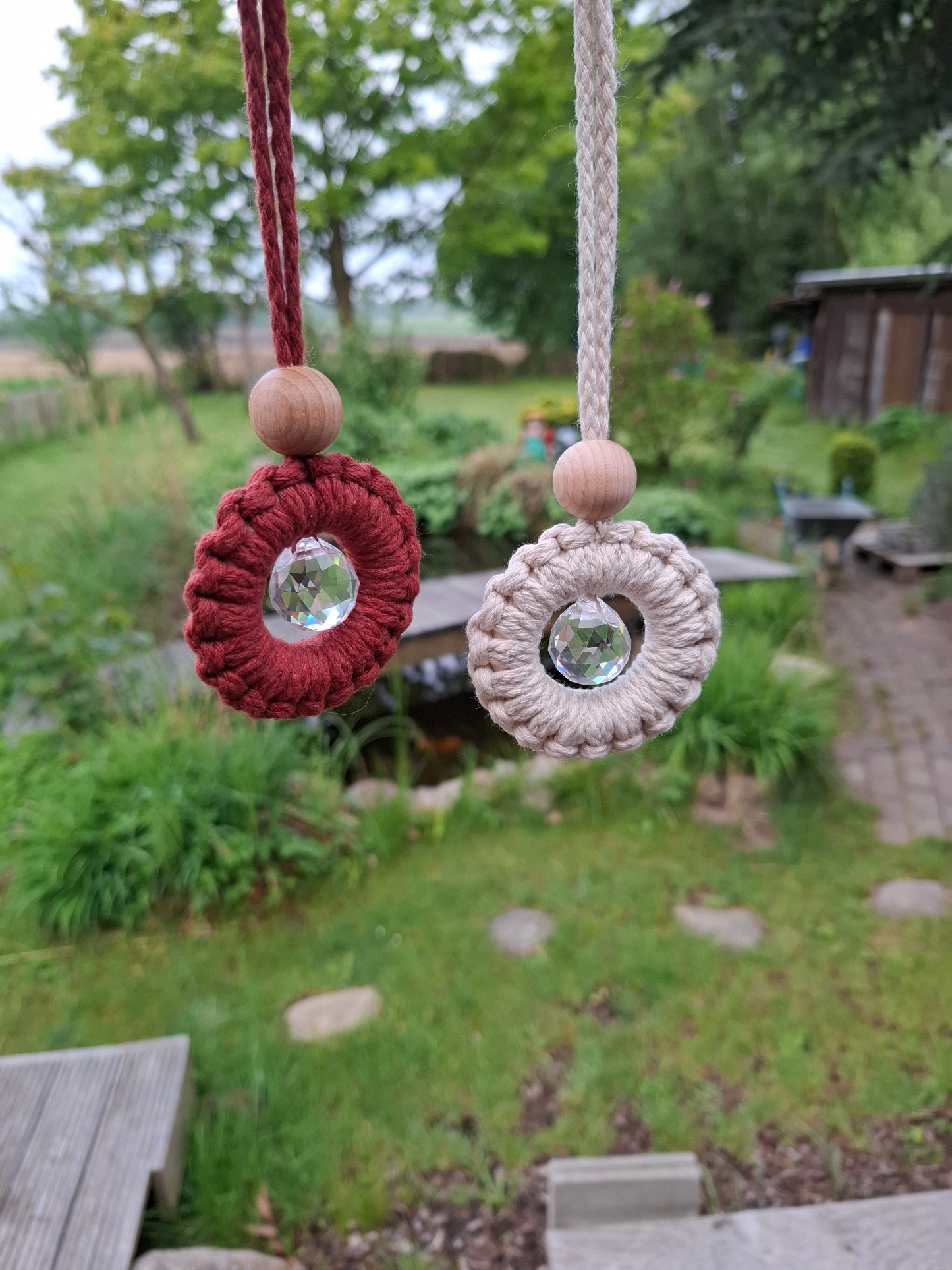 Makramee Sonnenfänger - Anhänger